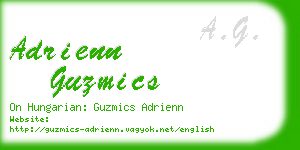 adrienn guzmics business card